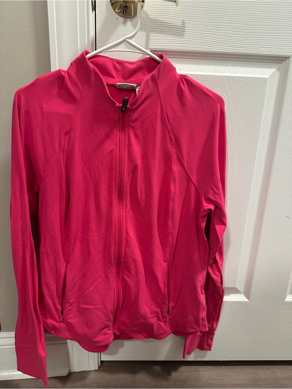 Athleta Hot Pink Full-Zip Utility Jacket